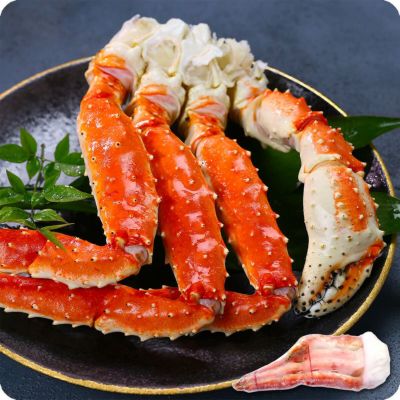特大＆極太たらばがに足1kg前後×1肩シュリンク包装