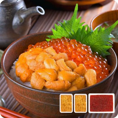 うに＆いくら贅沢セット（無添加生うに100g×2、鱒いくら醤油漬け200g） お中元