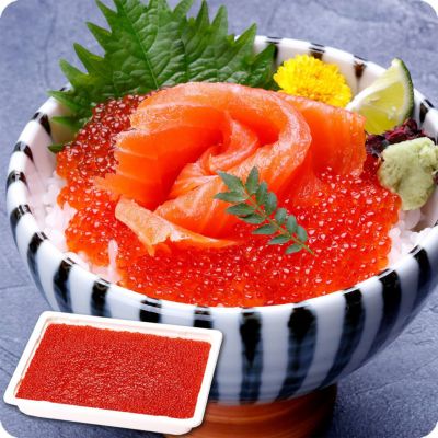 【まとめ買いがお得♪】 【特選小粒】北欧サーモンいくら醤油漬け 業務用たっぷり500g 約6人前 イクラ