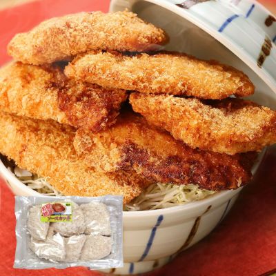 【福井名物】ソースチキンカツ丼セット (ロースチキンカツ6枚+タレ2個) 福井 ソースカツ カツ丼 カツ 丼 惣菜 チキン 鶏肉 ご当地 お取り寄せ 名物 揚げ物 チキンカツ