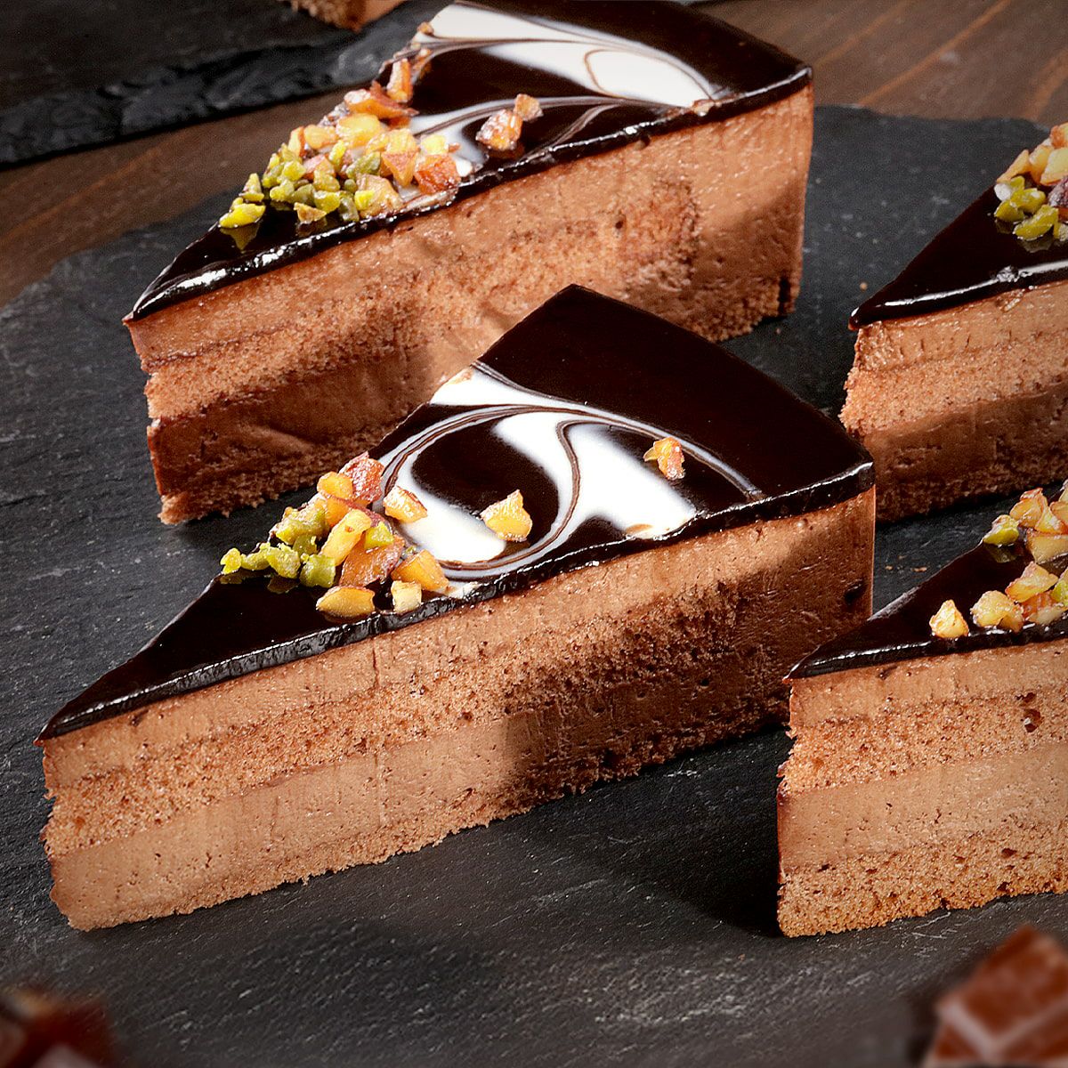 クラシックショコラ 7号（12カット6個入） ケーキ チョコ アーモンド