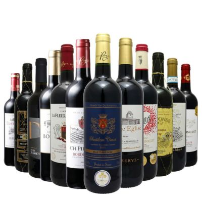 【クール便配送キャンペーン】欧州金賞赤ワイン　格上メドック＆3冠金賞入り！ヨーロッパ銘醸地金賞赤ワインセット フルボディ ミディアムボディ フランス スペイン イタリア 赤ワイン　12本　飲み比べ　セット