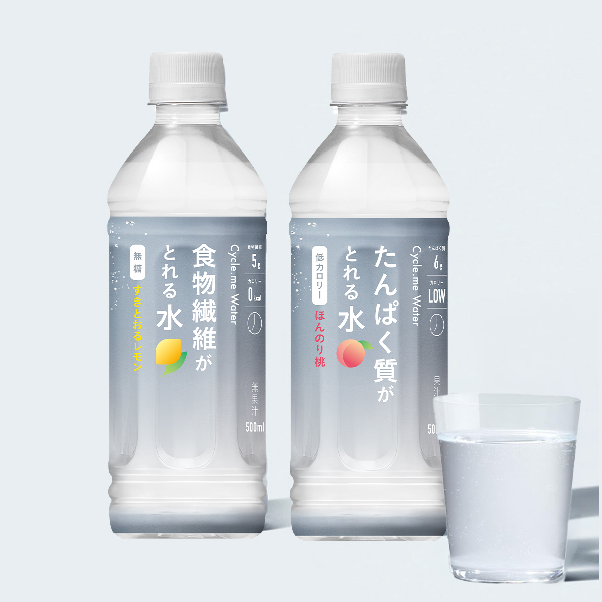 お試し200円OFF】食物繊維がとれる水 or たんぱく質がとれる水 500ml